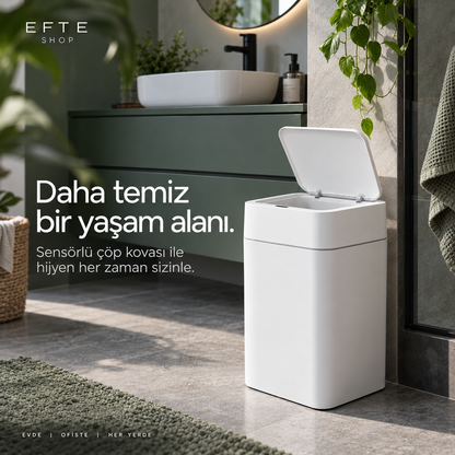 Akıllı Sensörlü Çöp Kovası