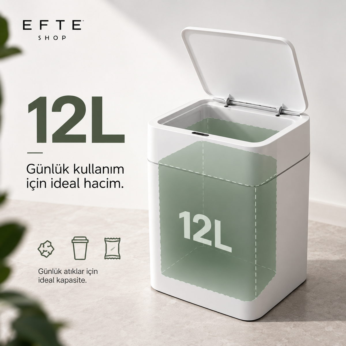 Akıllı Sensörlü Çöp Kovası